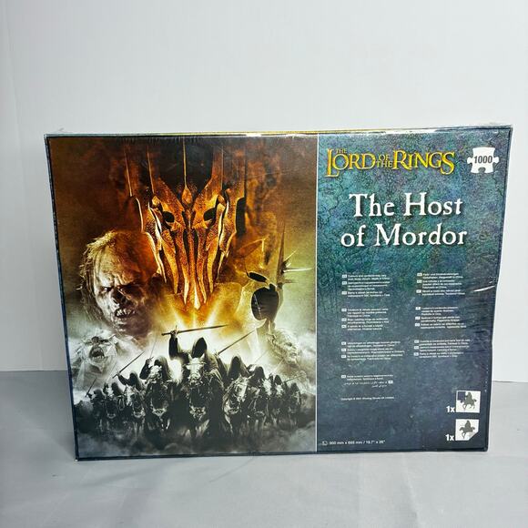 Lord of the Rings The Host of Mordor 1000 piece Puzzle Winning Moves 2021 Sealed - Picture 3 of 9